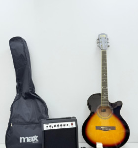 8-8-74766-1-Guitarra Electrica Max Music Amplificador 