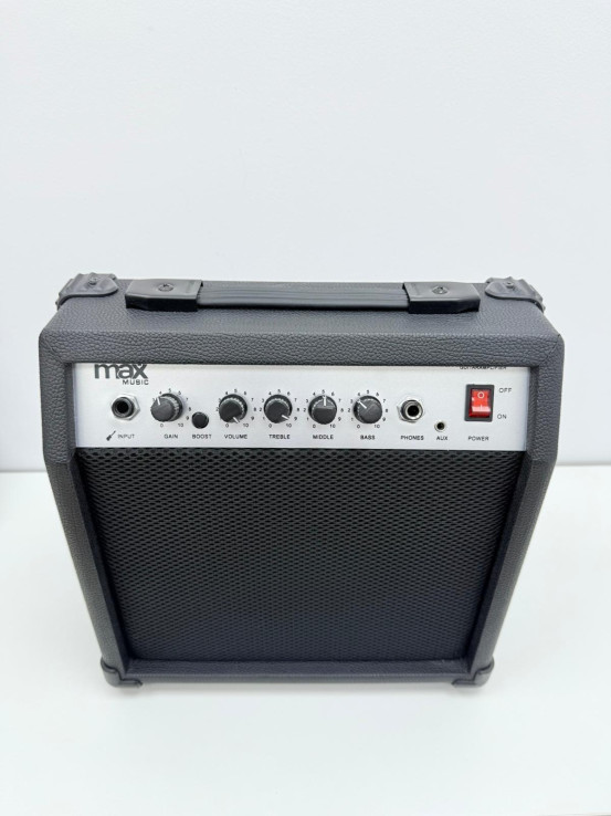 8-8-74766-3-Guitarra Electrica Max Music Amplificador 