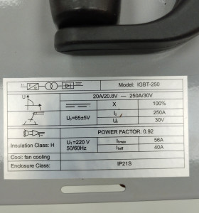 6-6-163971-1-Soldador SOLDADOR INVERTER PORTÁTIL IGBT 250 2