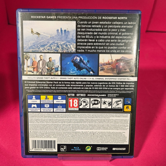 9-8-72975-2-Videojuego PS4 Grand theft auto V