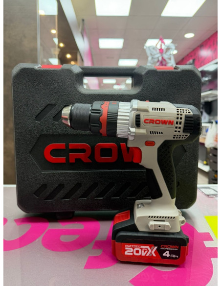 7-7-83821-1-Taladro Electrico Crown Ct21075hmx-4 20v 4ah (Sin Uso)