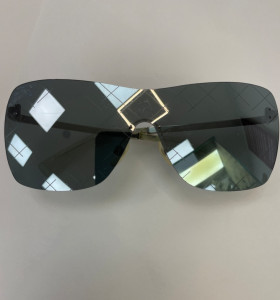 1-1-263909-1-Gafas De Sol Señora CHANEL MASK AIRLINE RUNWAY 4215 GAFAS DE SOL ACERO Negro 