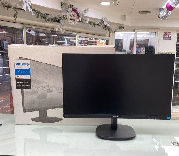 8-8-74903-2-Monitor LED PHILIPS V Line 24 LCD Full HD 1920x1080 