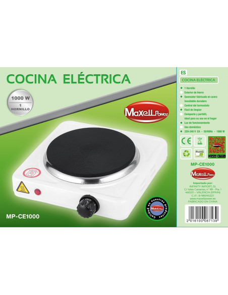 7-7-83895-1-COCINA ELECTRICA 1FUEGO MP-CE1000