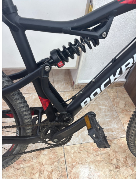 1-1-263908-4-Bicicleta Montana Rockrider St530 Talla M Negra Roja