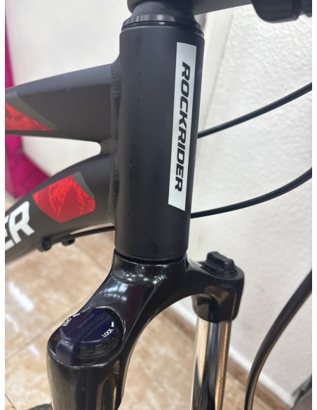 1-1-263908-7-Bicicleta Montana Rockrider St530 Talla M Negra Roja