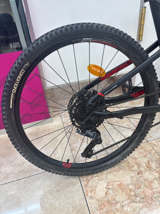 1-1-263908-9-Bicicleta Montana Rockrider St530 Talla M Negra Roja