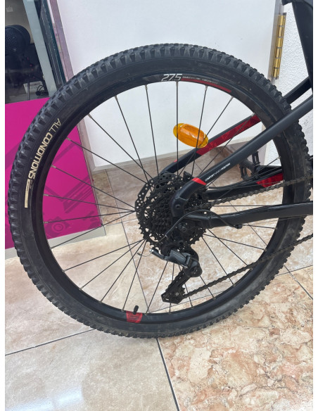 1-1-263908-9-Bicicleta Montana Rockrider St530 Talla M Negra Roja