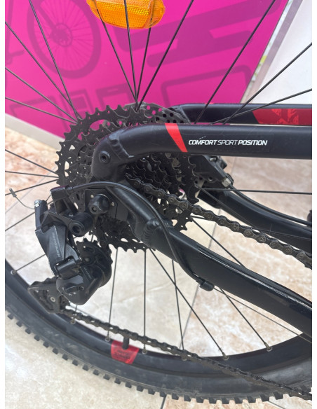 1-1-263908-11-Bicicleta Montana Rockrider St530 Talla M Negra Roja