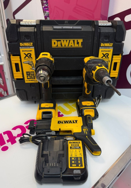 9-9-72858-4-Atornillador A Bateria Dewalt DCF620 Taladro Percutor Dewalt DCD709