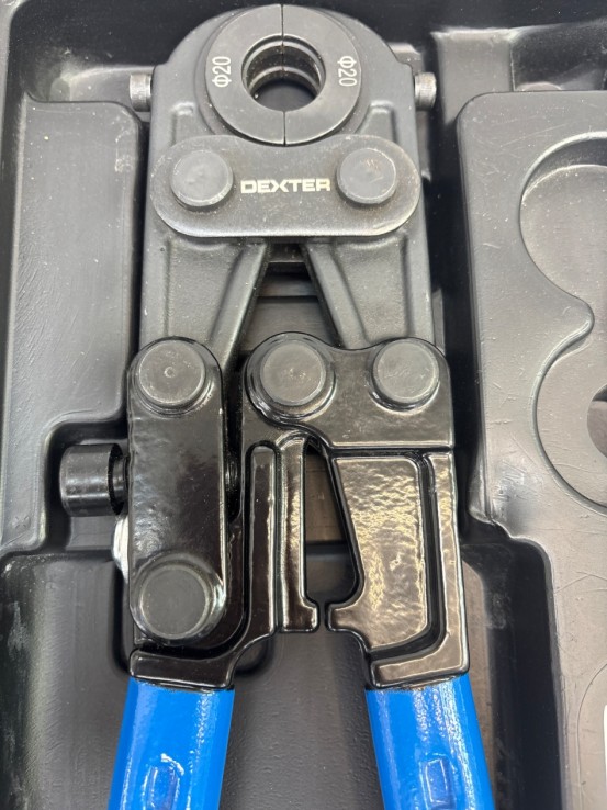 1-1-262413-4-De Corte Maquina De Prensado Manual Multicapa DEXTER Con Mordazas TH 