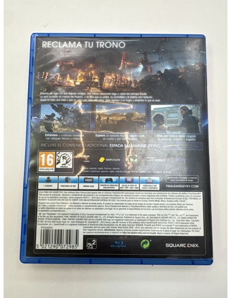 1-1-267663-2-Videojuego PS4 Final Fantasy XV