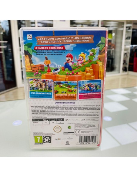 8-8-74997-3-Videojuego Nintendo Switch Mario rabbids kingdom battle