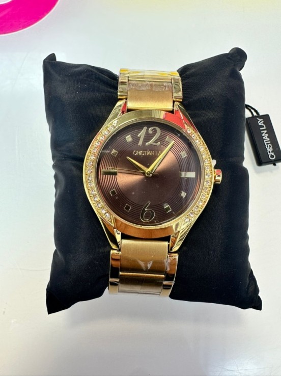 9-9-74615-3-Reloj pulsera caballero cristian lay 1-20996-6 (sin uso)