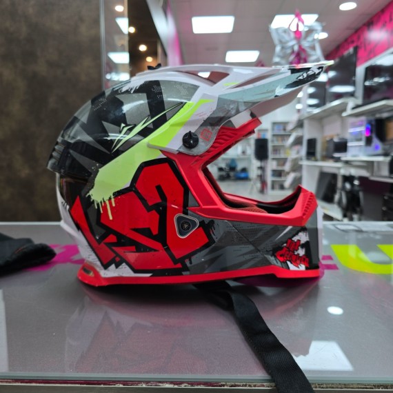 7-7-84108-3-Casco Casco Motocross Fast Evo Ls2 Talla L 