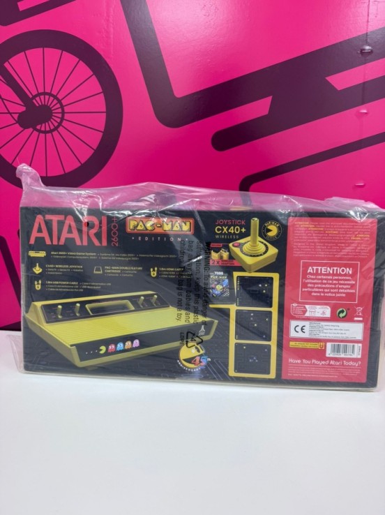 7-7-84109-2-Coleccionismo Vintage Atari 2600 Pac-Man Edition Sin Uso