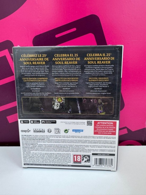 7-7-84110-2-Videojuego PS5 Soul Reaver Ps5 Precintado
