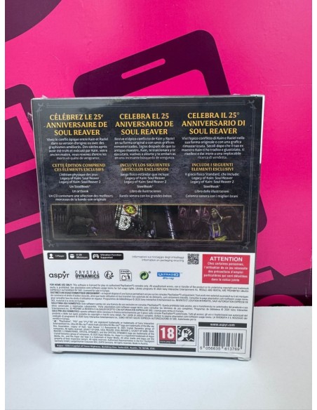 7-7-84110-2-Videojuego PS5 Soul Reaver Ps5 Precintado