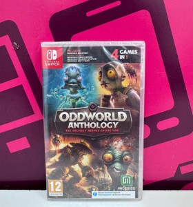 7-7-84111-1-Videojuego Nintendo Switch Oddworld Anthology Precintando