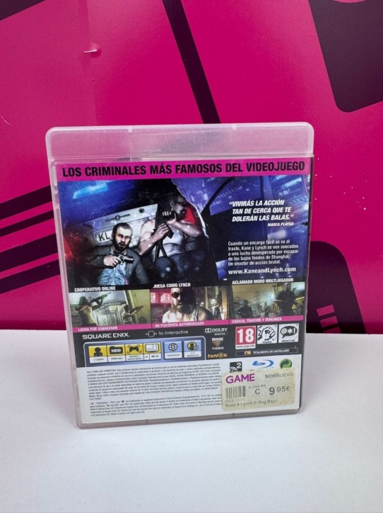 7-7-84076-2-Videojuego PS3 Kane y lynch dog days 