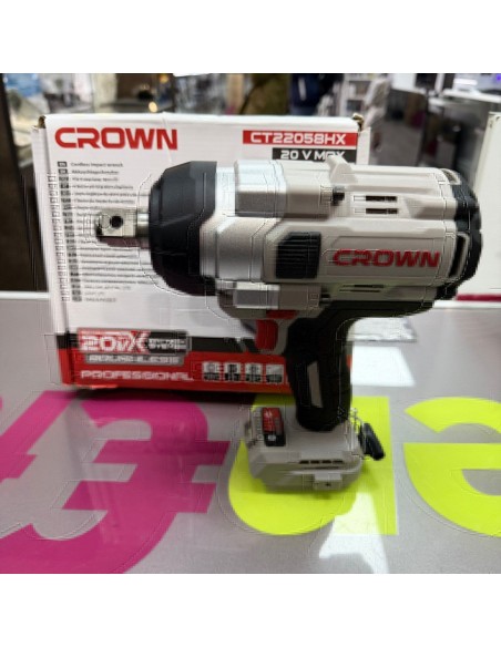 7-7-84238-1-Taladro De Impacto Crown CT22058HX 20V Max 3 4 (Sin Uso)