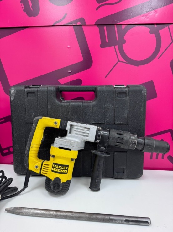 7-7-84279-2-Taladro STANLEY FATMAX Martillo Demoledor SDS Max 5Kg, Potencia 1.010W