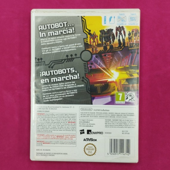 6-6-165940-2-Videojuego Wii Transformers