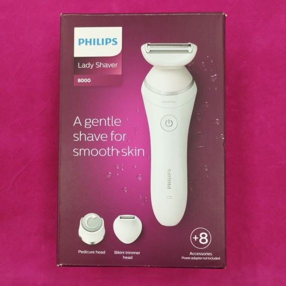 6-6-166590-1-Depiladora Electrica Philips Lady Shaver 8000(sin Uso)