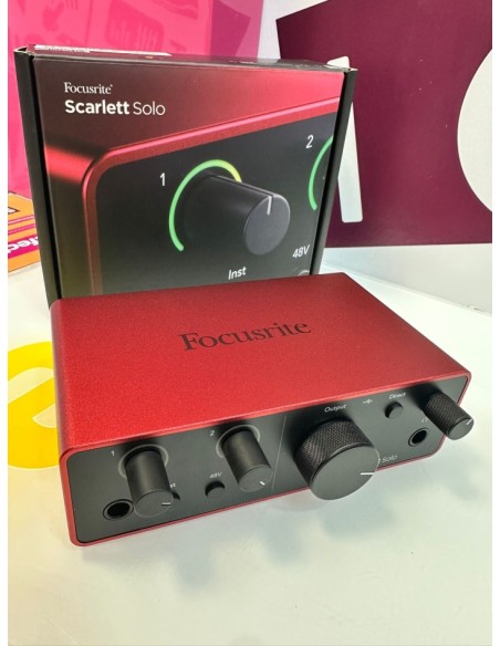 9-9-73516-2-Tarjeta Sonido Focusrite Scarlett Solo 4th Gen