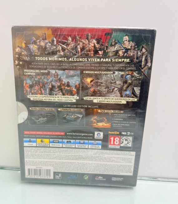 8-8-75308-4-Videojuego PS4 For honor Deluxe Edition nuevo