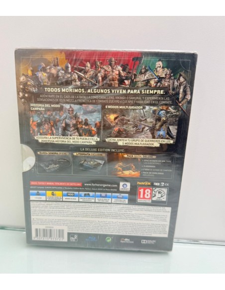 8-8-75308-4-Videojuego PS4 For honor Deluxe Edition nuevo