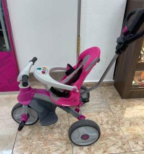 1-1-268394-1-Portabebe Bicicleta Feber Rosa Gris