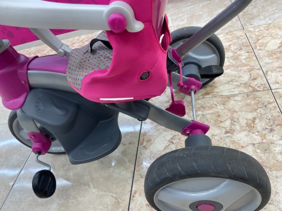 1-1-268394-4-Portabebe Bicicleta Feber Rosa Gris