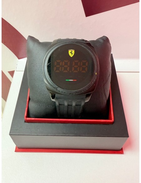 8-8-75396-5-Reloj Pulsera Caballero Reloj Ferrari Aero Touch Digital