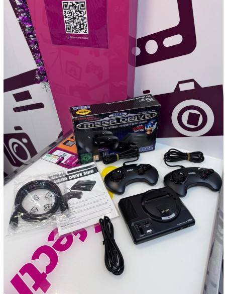 9-9-73828-1-Consola Megadrive Sega Sonic 16 Bit 