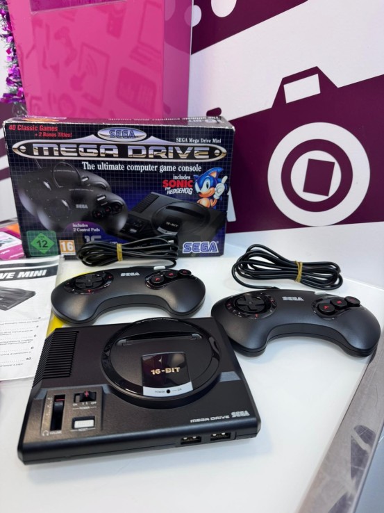 9-9-73828-2-Consola Megadrive Sega Sonic 16 Bit 