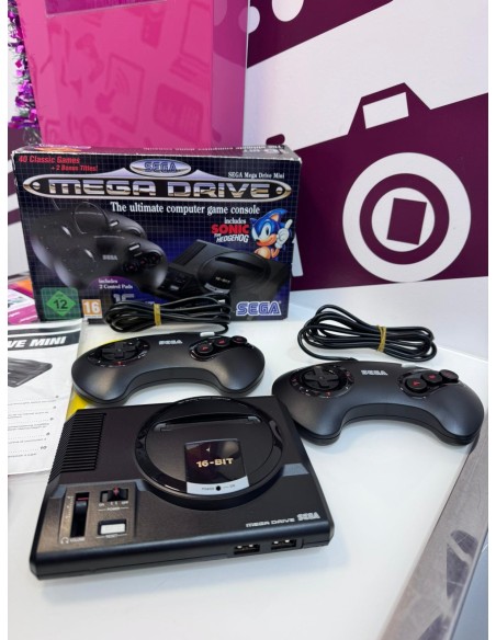 9-9-73828-2-Consola Megadrive Sega Sonic 16 Bit 