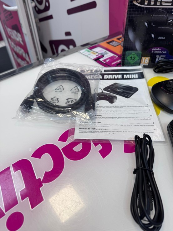 9-9-73828-4-Consola Megadrive Sega Sonic 16 Bit 