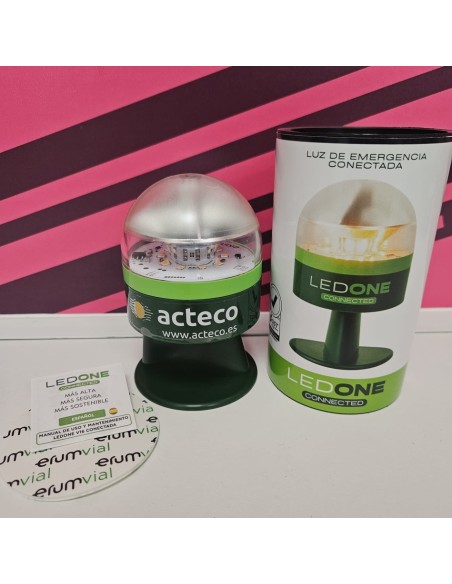 8-8-75387-1-Automóvil Baliza V-16 LEDONE Connected Homologada