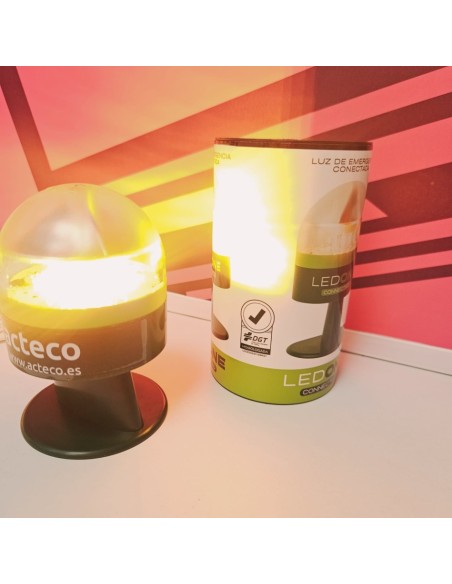 8-8-75387-4-Automóvil Baliza V-16 LEDONE Connected Homologada