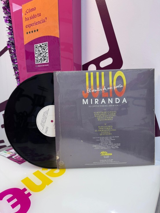 9-9-74947-2-Vinilo Julio Miranda El sentir de un poeta 