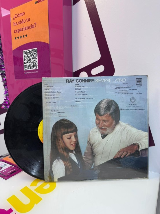 9-9-74933-2-Vinilo ray conniff siempre latino 