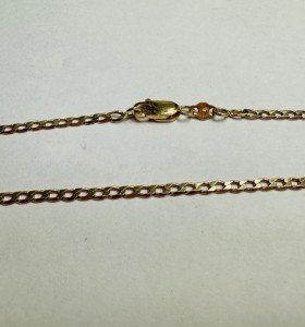 1-7-83240-1-Cadena eslabones tipo barbada de oro amarillo 18K 2