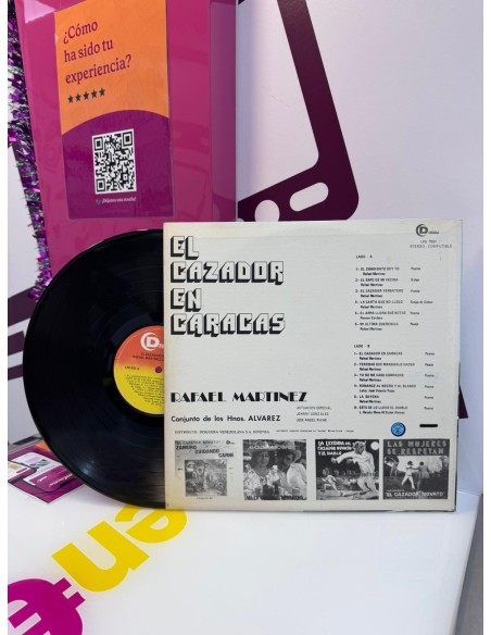 9-9-74957-2-Vinilo El cazador en Caracas Rafael Martinez 