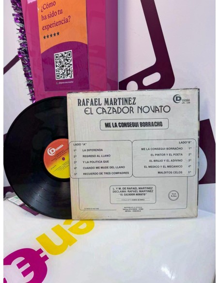 9-9-74926-2-Vinilo El cazador novato rafael martinez me la consegui borracho 