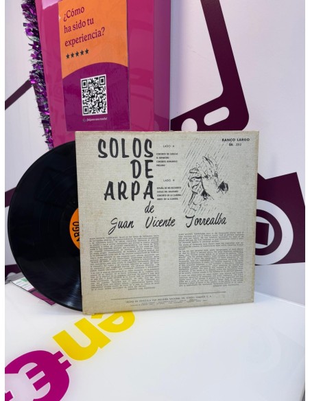 9-9-74894-2-Vinilo Solos de arpa de juan vicente torrealba 