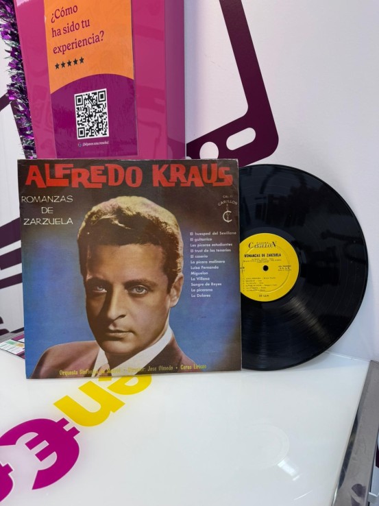 9-9-74881-1-Vinilo Alfredo Kraus Romanzas de zarzuela
