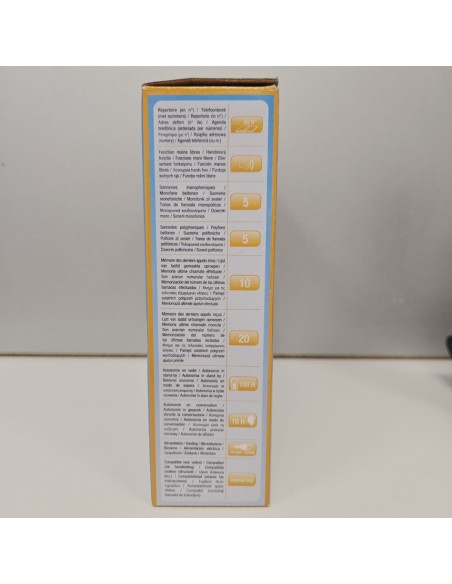 8-8-75431-6-Teléfono Fijo Inalámbrico Carrefour compatible internet box 