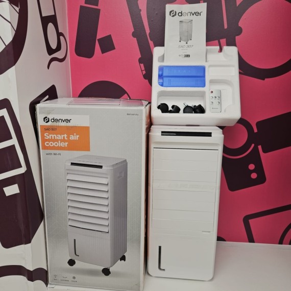 8-8-75442-1-Climatizador Evaporativo Enfriador DENVER SAC-307 80W (nuevo)