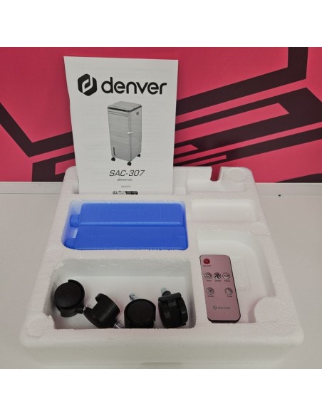 8-8-75442-6-Climatizador Evaporativo Enfriador DENVER SAC-307 80W (nuevo)